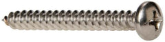 Value Collection - #8 Pan Head Phillips Sheet Metal Screw - Stainless Steel, 1-1/2" Length Under Head, Grade 316 - Americas Industrial Supply