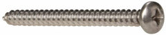 Value Collection - #8 Pan Head Phillips Sheet Metal Screw - Stainless Steel, 2" Length Under Head, Grade 316 - Americas Industrial Supply