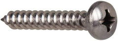 Value Collection - #12 Pan Head Phillips Sheet Metal Screw - Stainless Steel, 1-1/2" Length Under Head, Grade 316 - Americas Industrial Supply