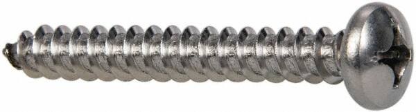 Value Collection - #14 Pan Head Phillips Sheet Metal Screw - Stainless Steel, 2" Length Under Head, Grade 316 - Americas Industrial Supply