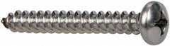Value Collection - #14 Pan Head Phillips Sheet Metal Screw - Stainless Steel, 2" Length Under Head, Grade 316 - Americas Industrial Supply