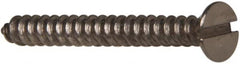Value Collection - #6 Flat Head Slotted Sheet Metal Screw - Stainless Steel, 1-1/4" OAL, Grade 316 - Americas Industrial Supply