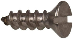 Value Collection - #10 Flat Head Slotted Sheet Metal Screw - Stainless Steel, 5/8" OAL, Grade 316 - Americas Industrial Supply