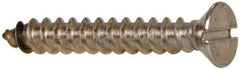 Value Collection - #12 Flat Head Slotted Sheet Metal Screw - Stainless Steel, 1-1/2" OAL, Grade 316 - Americas Industrial Supply
