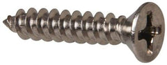 Value Collection - #6 Flat Head Phillips Sheet Metal Screw - Stainless Steel, 3/4" OAL, Grade 316 - Americas Industrial Supply