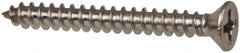 Value Collection - #6 Flat Head Phillips Sheet Metal Screw - Stainless Steel, 1-1/4" OAL, Grade 316 - Americas Industrial Supply