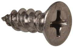 Value Collection - #8 Flat Head Phillips Sheet Metal Screw - Stainless Steel, 1/2" OAL, Grade 316 - Americas Industrial Supply