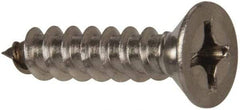 Value Collection - #12 Flat Head Phillips Sheet Metal Screw - Stainless Steel, 1" OAL, Grade 316 - Americas Industrial Supply
