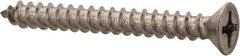 Value Collection - #12 Flat Head Phillips Sheet Metal Screw - Stainless Steel, 2" OAL, Grade 316 - Americas Industrial Supply