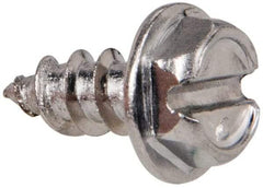 Value Collection - #8 Hex Washer Head Slotted Sheet Metal Screw - Stainless Steel, 3/8" Length Under Head, Grade 316 - Americas Industrial Supply