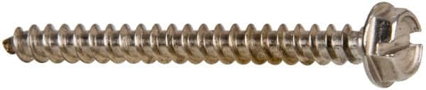 Value Collection - #10 Hex Washer Head Slotted Sheet Metal Screw - Stainless Steel, 2" Length Under Head, Grade 316 - Americas Industrial Supply