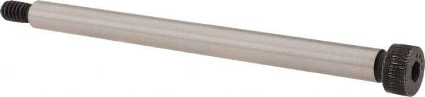 Made in USA - 1/4" Shoulder Diam x 3-1/4" Shoulder Length, #10-24 UNC, Hex Socket Shoulder Screw - 4037 Alloy Steel, Uncoated, 3/16" Head Height x 3/8" Head Diam - Americas Industrial Supply