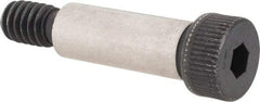 Made in USA - 5/16" Shoulder Diam x 7/8" Shoulder Length, 1/4-20 UNC, Hex Socket Shoulder Screw - 4037 Alloy Steel, Uncoated, 7/32" Head Height x 7/16" Head Diam - Americas Industrial Supply