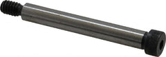Made in USA - 5/16" Shoulder Diam x 2-1/4" Shoulder Length, 1/4-20 UNC, Hex Socket Shoulder Screw - 4037 Alloy Steel, Uncoated, 7/32" Head Height x 7/16" Head Diam - Americas Industrial Supply