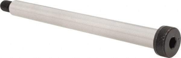Made in USA - 1/2" Shoulder Diam x 5-1/2" Shoulder Length, 3/8-16 UNC, Hex Socket Shoulder Screw - 4037 Alloy Steel, Uncoated, 5/16" Head Height x 3/4" Head Diam - Americas Industrial Supply
