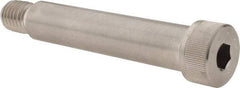 Made in USA - 3/4" Shoulder Diam x 3-1/2" Shoulder Length, 5/8-11 UNC, Hex Socket Shoulder Screw - 300, 18-8 Stainless Steel, Uncoated, 1/2" Head Height x 1" Head Diam - Americas Industrial Supply