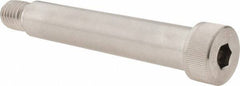 Made in USA - 3/4" Shoulder Diam x 4" Shoulder Length, 5/8-11 UNC, Hex Socket Shoulder Screw - 300, 18-8 Stainless Steel, Uncoated, 1/2" Head Height x 1" Head Diam - Americas Industrial Supply