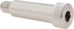 Made in USA - 1" Shoulder Diam x 3" Shoulder Length, 3/4-10 UNC, Hex Socket Shoulder Screw - 300, 18-8 Stainless Steel, Uncoated, 5/8" Head Height x 1-5/16" Head Diam - Americas Industrial Supply