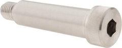 Made in USA - 1" Shoulder Diam x 3-1/2" Shoulder Length, 3/4-10 UNC, Hex Socket Shoulder Screw - 300, 18-8 Stainless Steel, Uncoated, 5/8" Head Height x 1-5/16" Head Diam - Americas Industrial Supply
