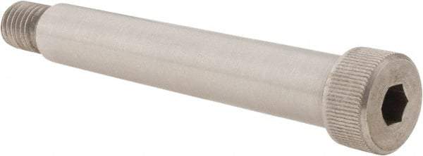 Value Collection - 3/4" Shoulder Diam x 4-1/2" Shoulder Length, 5/8-11 UNC, Hex Socket Shoulder Screw - 18-8 Stainless Steel, Uncoated, 1/2" Head Height x 1" Head Diam - Americas Industrial Supply
