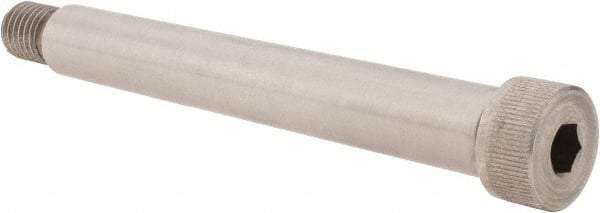Value Collection - 3/4" Shoulder Diam x 5-1/2" Shoulder Length, 5/8-11 UNC, Hex Socket Shoulder Screw - 18-8 Stainless Steel, Uncoated, 1/2" Head Height x 1" Head Diam - Americas Industrial Supply