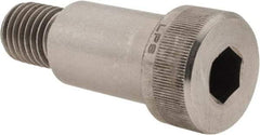 Value Collection - 1" Shoulder Diam x 1-1/2" Shoulder Length, 3/4-10 UNC, Hex Socket Shoulder Screw - 18-8 Stainless Steel, Uncoated, 5/8" Head Height x 1-5/16" Head Diam - Americas Industrial Supply
