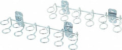 Triton - 3/4" ID, 9" Long 2 Pack, 9" Wide Multi-Ring Tool Holder 3/4" Ring ID & 1-3/4" Deep Pegboard Hooks - 1-3/4" Projection, Steel - Americas Industrial Supply