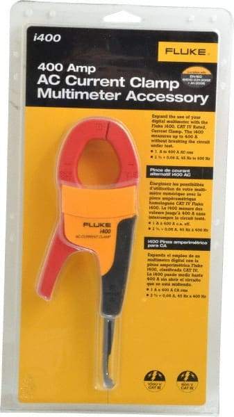 Fluke - Black/Red/Yellow Electrical Test Equipment Clamp - Use with 1577 Insulation Multimeters, Fluke 1587 - Americas Industrial Supply