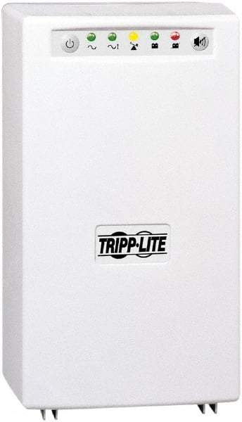 Tripp-Lite - 15 Amp, 1,200 VA, Tower Mount Line Interactive Backup Uninterruptible Power Supply - Backup 4 min with Full Load & 12 min with Half Load, 120 VAC Input & Output, 750 Watt Output, 1 Phases, 6 Outlets - Americas Industrial Supply