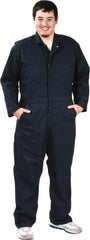 VF Imagewear - Size 46 Regular, Navy Blue, Zipper, General Purpose Coverall - 46" Chest, Cotton, Polyester, 7 Pockets - Americas Industrial Supply