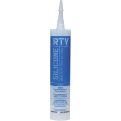 White Lightning - 10 oz Tube Clear RTV Silicone Sealant - 5 to 7 Days Full Cure Time - Americas Industrial Supply