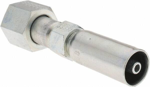 Eaton - Steel Hydraulic Hose Swivel - -4 Hose Size, 1/4" Hose Diam - Americas Industrial Supply