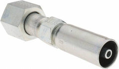 Eaton - Steel Hydraulic Hose Swivel - -4 Hose Size, 1/4" Hose Diam - Americas Industrial Supply