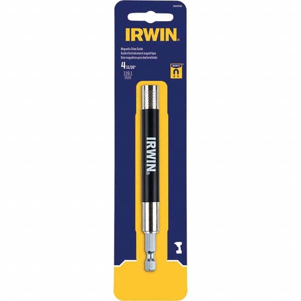 Irwin - Power & Impact Screwdriver Bits & Holders Bit Type: Magnetic Drive Guide Hex Size (Inch): 1/4 - Americas Industrial Supply