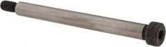 Value Collection - 1/4" Shoulder Diam x 2-1/2" Shoulder Length, #10-24 UNC, Hex Socket Shoulder Screw - 4140 Alloy Steel, Uncoated, 3/16" Head Height x 3/8" Head Diam - Americas Industrial Supply