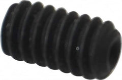 Value Collection - 1/4-20 UNC, 7/16" OAL, Cup Point Set Screw - Alloy Steel, 1/8" Key - Americas Industrial Supply