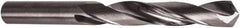 Precision Twist Drill - 11/32" 118° Solid Carbide Jobber Drill - Bright Finish, Right Hand Cut, 4" OAL, Split Point - Americas Industrial Supply