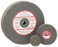 Cratex - 4" Diam x 1/2" Hole x 1/4" Thick, Surface Grinding Wheel - Silicon Carbide, Fine Grade, 5,250 Max RPM, Rubber Bond, No Recess - Americas Industrial Supply