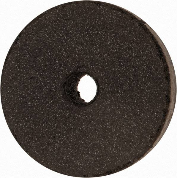 Cratex - 1-1/2" Diam x 1/4" Hole x 1/4" Thick, Surface Grinding Wheel - Silicon Carbide, Medium Grade, 15,000 Max RPM, Rubber Bond, No Recess - Americas Industrial Supply