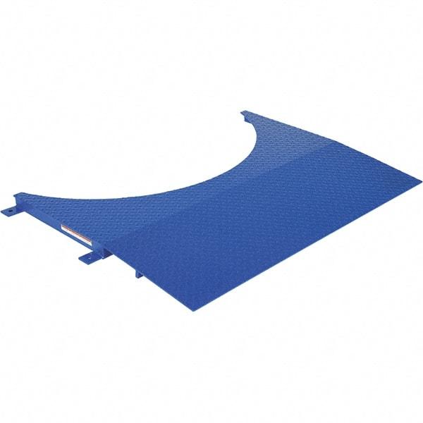 Vestil - 36" Long x 48" Wide x 2-3/8" High, Steel Stretch Wrap Machine Pallet Truck Ramp - 4,000 Lb Load Limit - Americas Industrial Supply