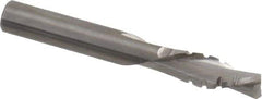 Onsrud - 3/8" Cutting Diam x 1-1/8" Length of Cut, 2 Flute, Downcut Spiral Router Bit - Uncoated, Right Hand Cut, Solid Carbide, 3" OAL x 3/8" Shank Diam, Chipbreaker, 30° Helix Angle - Americas Industrial Supply