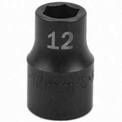 SK - Impact Socket - 1/2"DR 12MM IMPACT SOCKET - Americas Industrial Supply
