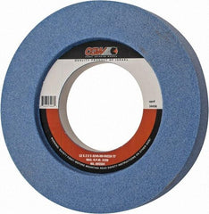 Camel Grinding Wheels - 12" Diam x 5" Hole x 2" Thick, H Hardness, 46 Grit Surface Grinding Wheel - Aluminum Oxide, Type 7, Coarse Grade, 2,228 Max RPM, Vitrified Bond, Two-Side Recess - Americas Industrial Supply