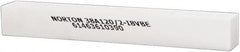 Norton - 120 Grit Aluminum Oxide Square Dressing Stick - 8 x 1 x 1, Fine Grade, Vitrified Bond - Americas Industrial Supply