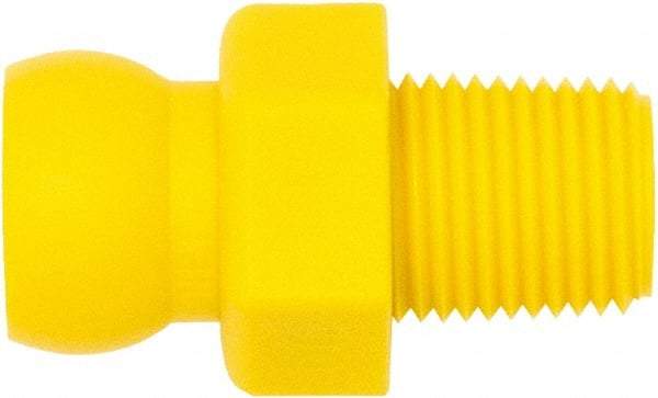 Loc-Line - 1/4" Hose ID, Male to Female Coolant Hose Connector - 1/8" NPT, For Loc-Line Modular Hose Systems - Americas Industrial Supply