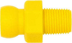 Loc-Line - 1/4" Hose ID, Male to Female Coolant Hose Connector - 1/8" NPT, For Loc-Line Modular Hose Systems - Americas Industrial Supply