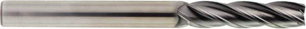 OSG - 3/16", 1" LOC, 3/16" Shank Diam, 4" OAL, 4 Flute, Solid Carbide Square End Mill - Single End, Diamond Finish, Spiral Flute, 30° Helix, Centercutting, Right Hand Cut, Right Hand Flute, Series 7041 - Americas Industrial Supply