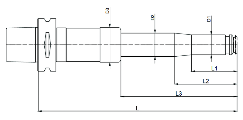 C5 x ER25 x 055 CAPTO Collet Holder - Americas Industrial Supply