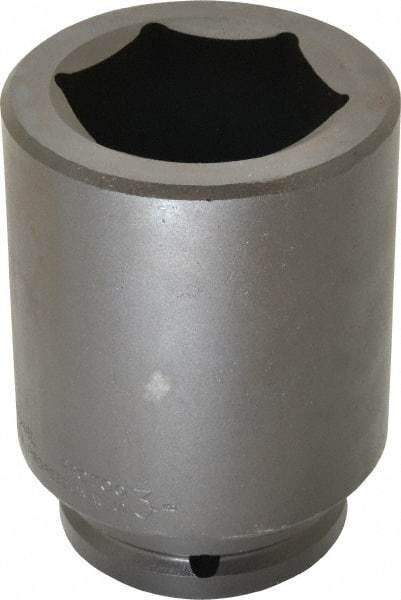 Proto - 1-1/2" Drive 3" Deep Impact Socket - 6 Points, 6-3/8" OAL - Americas Industrial Supply
