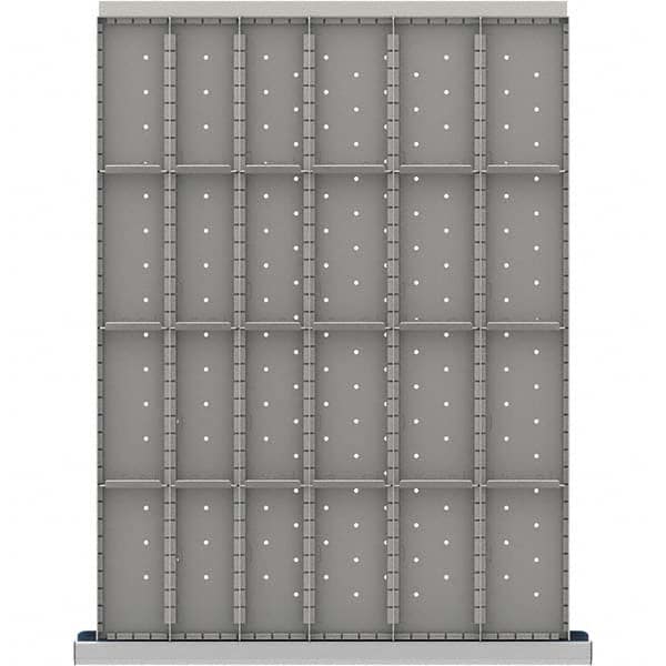 LISTA - 24-Compartment Drawer Divider Layout for 3.15" High Drawers - Americas Industrial Supply